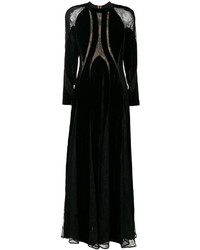 schwarzes Spitzekleid von Elie Saab