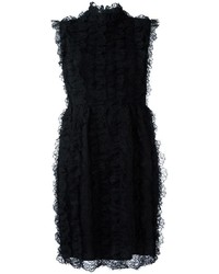 schwarzes Spitzekleid von Givenchy