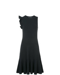 schwarzes Strick ausgestelltes Kleid von Proenza Schouler