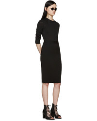 schwarzes Strick Kleid von Givenchy