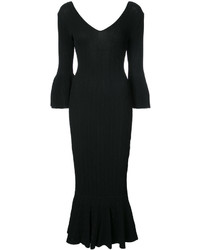 schwarzes Strick Kleid von JONATHAN SIMKHAI