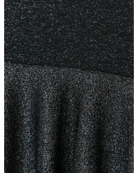 schwarzes Strick Kleid von Lanvin