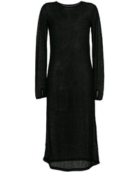 schwarzes Strick Kleid von MM6 MAISON MARGIELA