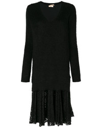 schwarzes Strick Kleid von No.21