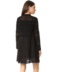 schwarzes Strick Kleid von M Missoni