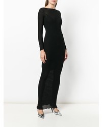 schwarzes Strick Maxikleid von Faith Connexion