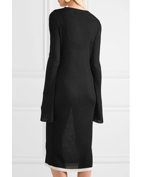 schwarzes Strick Midikleid von Ellery