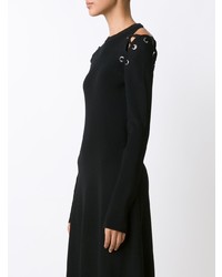 schwarzes Strick Midikleid von Proenza Schouler