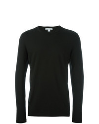 schwarzes Strick Sweatshirt
