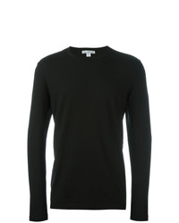 schwarzes Strick Sweatshirt von James Perse