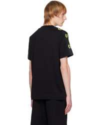 schwarzes Strick T-Shirt mit einem Rundhalsausschnitt von Givenchy
