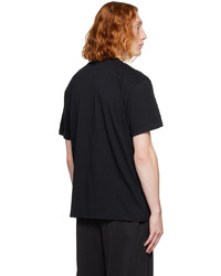 schwarzes Strick T-Shirt mit einem Rundhalsausschnitt von JW Anderson