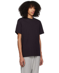 schwarzes Strick T-Shirt mit einem Rundhalsausschnitt von Levi's