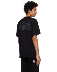 schwarzes Strick T-Shirt mit einem Rundhalsausschnitt von CARHARTT WORK IN PROGRESS