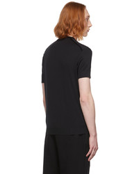 schwarzes Strick T-Shirt mit einem Rundhalsausschnitt von Tom Ford