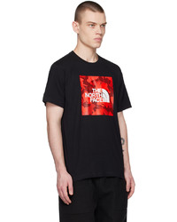 schwarzes Strick T-Shirt mit einem Rundhalsausschnitt von The North Face