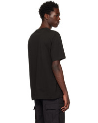 schwarzes Strick T-Shirt mit einem Rundhalsausschnitt von Kenzo