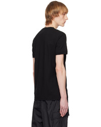schwarzes Strick T-Shirt mit einem Rundhalsausschnitt von Dolce & Gabbana