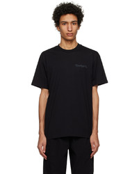 schwarzes Strick T-Shirt mit einem Rundhalsausschnitt von CARHARTT WORK IN PROGRESS