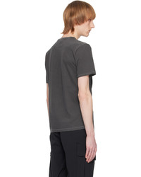 schwarzes Strick T-Shirt mit einem Rundhalsausschnitt von Parajumpers