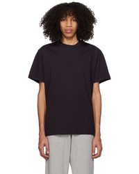 schwarzes Strick T-Shirt mit einem Rundhalsausschnitt von Levi's