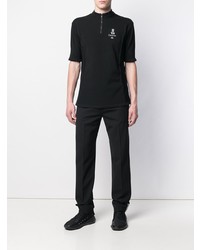 schwarzes Strick T-Shirt mit einem Rundhalsausschnitt von Y-3