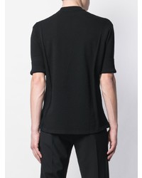 schwarzes Strick T-Shirt mit einem Rundhalsausschnitt von Y-3