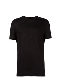 schwarzes Strick T-Shirt mit einem Rundhalsausschnitt von Neil Barrett