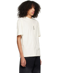schwarzes Strick T-Shirt mit einem Rundhalsausschnitt von A-Cold-Wall*