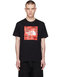 schwarzes Strick T-Shirt mit einem Rundhalsausschnitt von The North Face