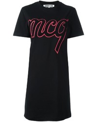 schwarzes Sweatkleid von McQ by Alexander McQueen