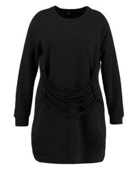 schwarzes Sweatkleid von Missguided
