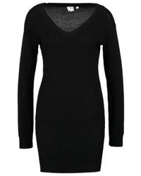 schwarzes Sweatkleid von Object