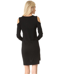 schwarzes Sweatkleid von Feel The Piece