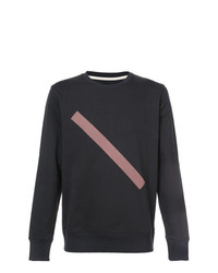 schwarzes Sweatshirt mit geometrischem Muster von Saturdays Nyc