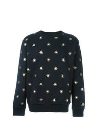 schwarzes Sweatshirt mit Sternenmuster von Palm Angels
