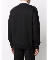 schwarzes Sweatshirt mit Sternenmuster von Moschino