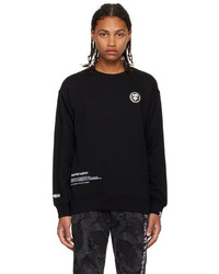 schwarzes Sweatshirt von AAPE BY A BATHING APE