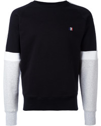 schwarzes Sweatshirt von AMI Alexandre Mattiussi