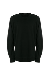 schwarzes Sweatshirt von Ann Demeulemeester Grise