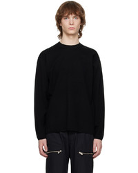 schwarzes Sweatshirt von Attachment