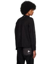 schwarzes Sweatshirt von And Wander