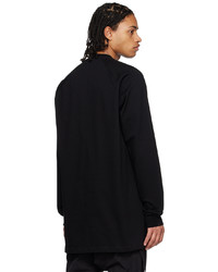 schwarzes Sweatshirt von Rick Owens