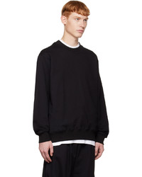 schwarzes Sweatshirt von Wooyoungmi