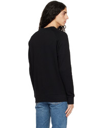 schwarzes Sweatshirt von MAISON KITSUNÉ