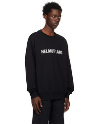 schwarzes Sweatshirt von Helmut Lang