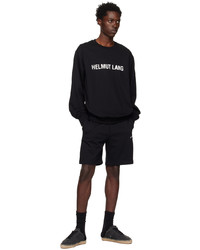 schwarzes Sweatshirt von Helmut Lang