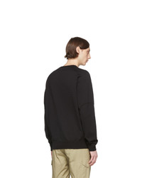 schwarzes Sweatshirt von Stone Island