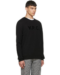 schwarzes Sweatshirt von A.P.C.