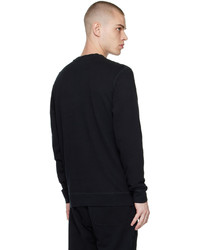 schwarzes Sweatshirt von Sunspel